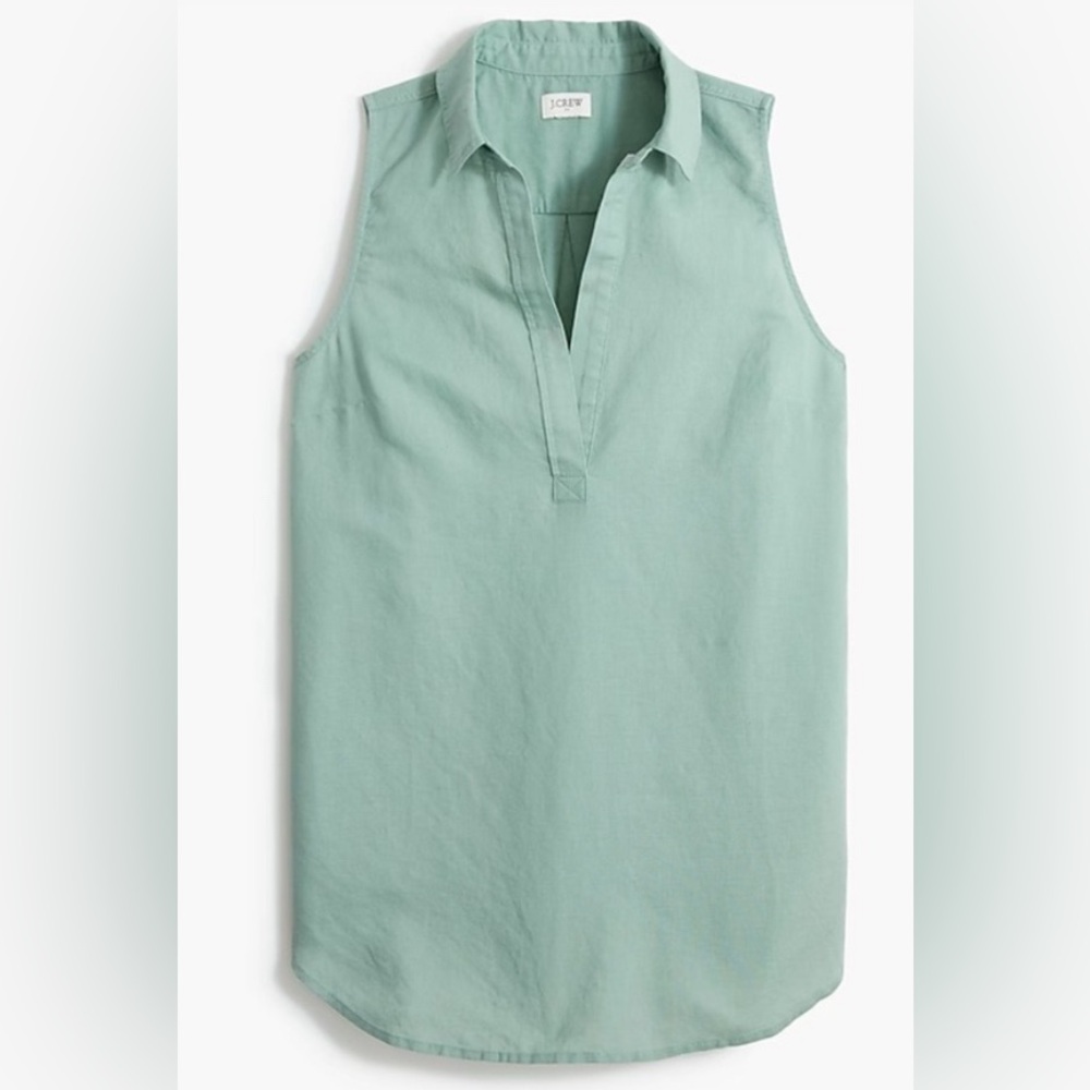 J Crew Linen Blend Top XL